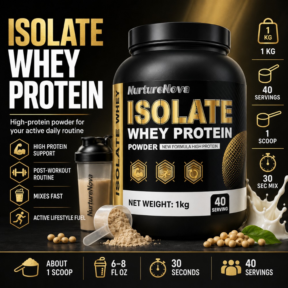 Fitness Nutrition Whey Protein - นูร์เทอร์โนวา ไอโซเลท เวย์ โปรตีน พาวเดอร์ 1