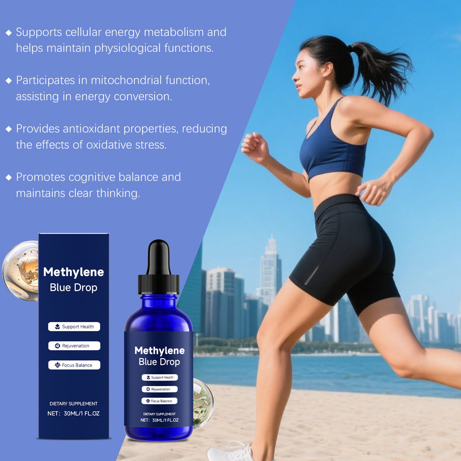หยดเสริมพลังช่วยกระตุ้นการเผาผ - Nutrition Fitness And Health บทวิจารณ์และราคา